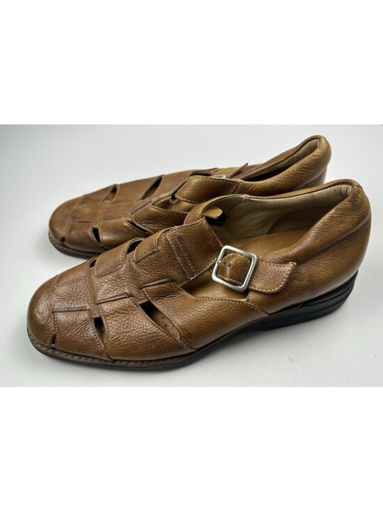 Johnston & Murphy Fisherman Dad Sandals Light Brown Leather 10.5 M main image 4